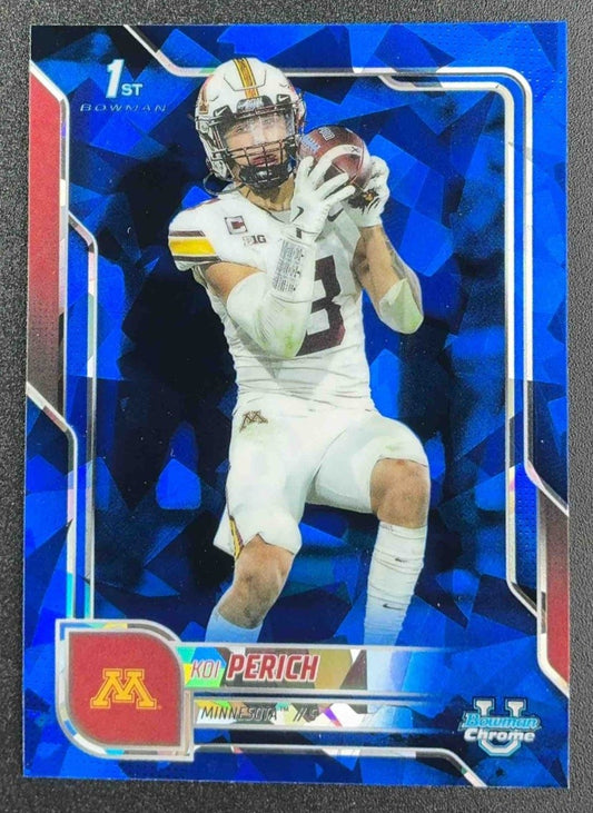 2025 Bowman Chrome University Sapphire Koi Perich #116 1st Prospect