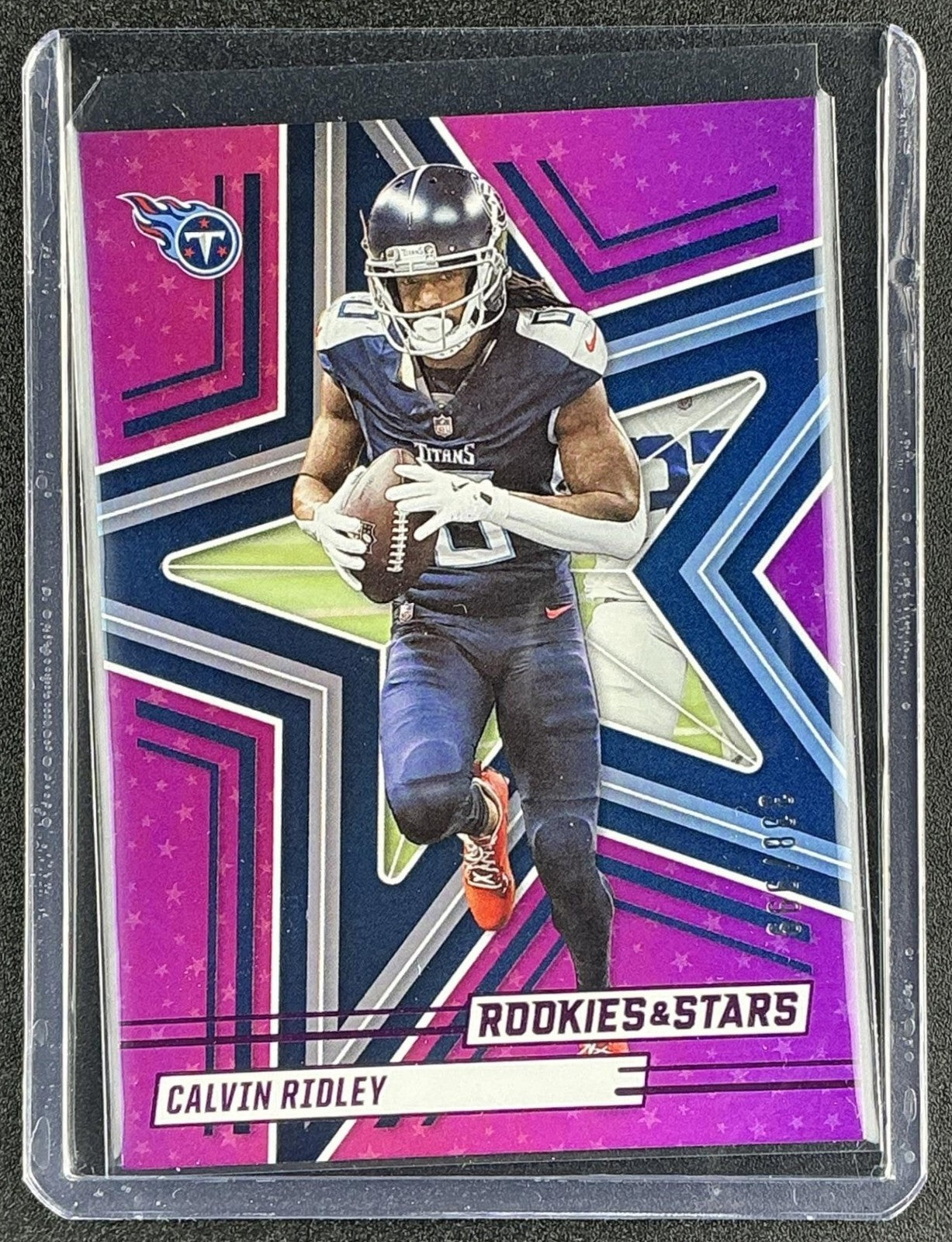 CALVIN RIDLEY 2025 PANINI ROOKIES & STARS #87 PURPLE /999 TITANS
