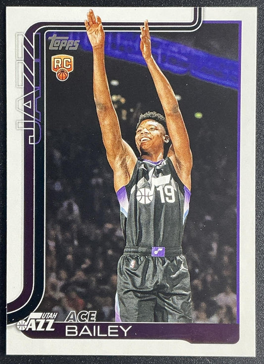ACE BAILEY 2025-26 TOPPS #205 RC JAZZ