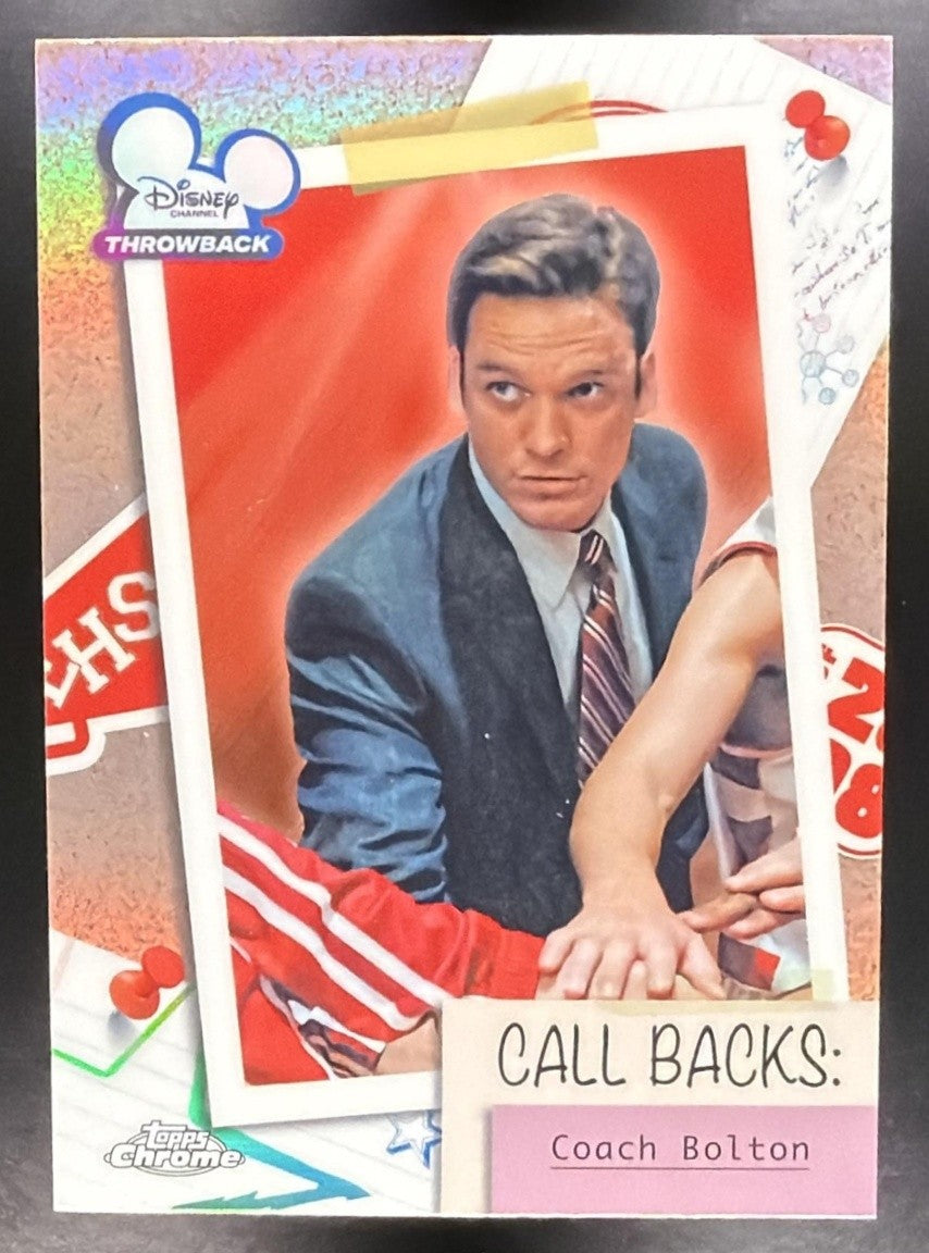 2026 Topps Chrome Disney Coach Bolton #HSM-10 High School Musical 20th