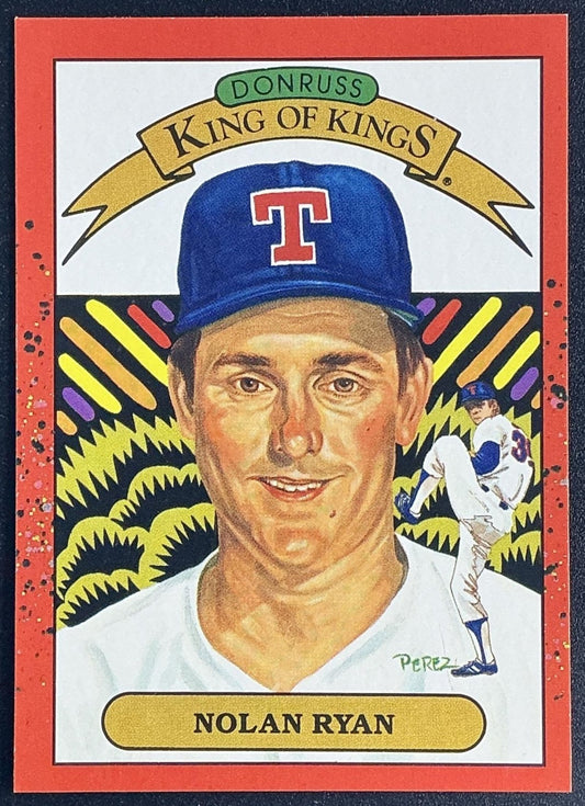 NOLAN RYAN 1990 DONRUSS #665 RANGERS