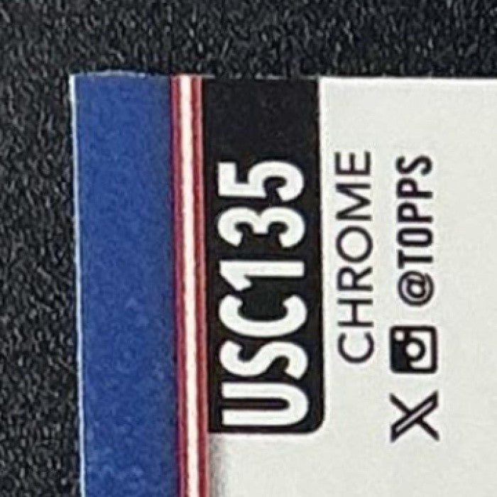 MATT SHAW 2025 TOPPS CHROME UPDATE #USC135 GEOMETRIC REFRACTOR RC CUBS