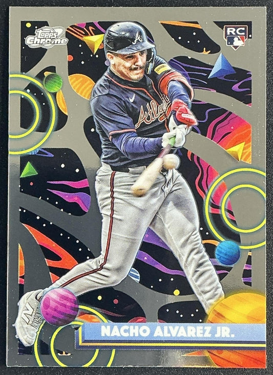 NACHO ALVAREZ JR. 2025 TOPPS COSMIC CHROME #43 RC BRAVES