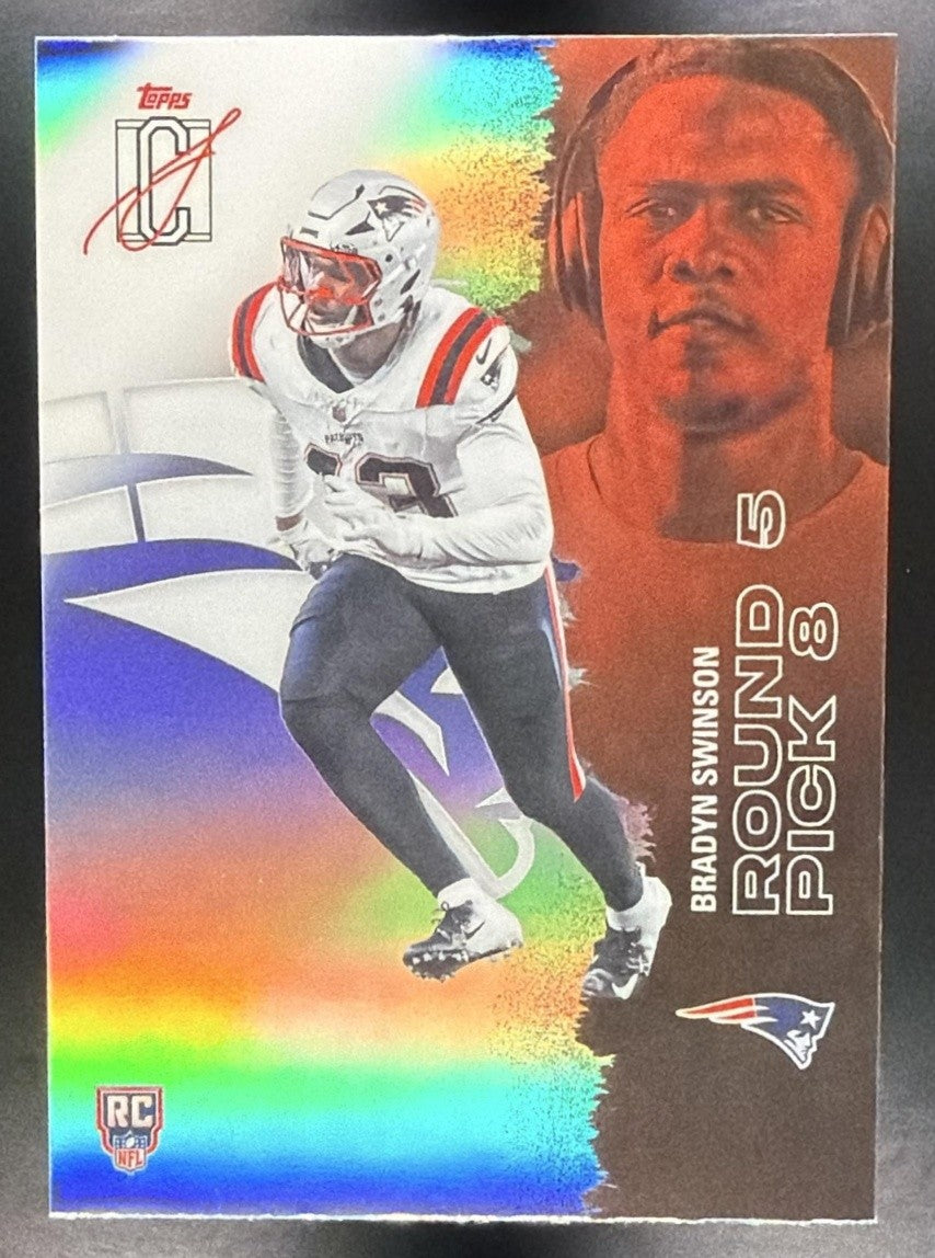 2025 Topps Signature Class Bradyn Swinson #201 Chrome Rookie Refractor RC