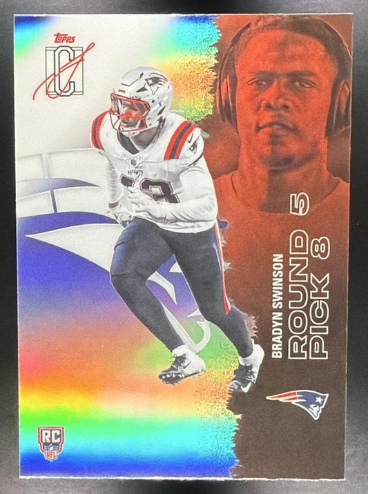 2025 Topps Signature Class Bradyn Swinson #201 Chrome Rookie Refractor RC