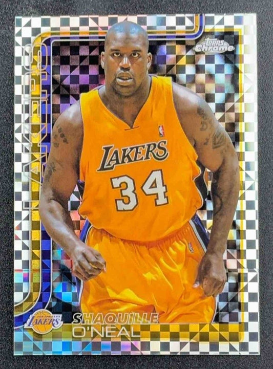 SHAQUILLE O'NEAL 2025-26 TOPPS CHROME #242 X-FRACTOR LAKERS