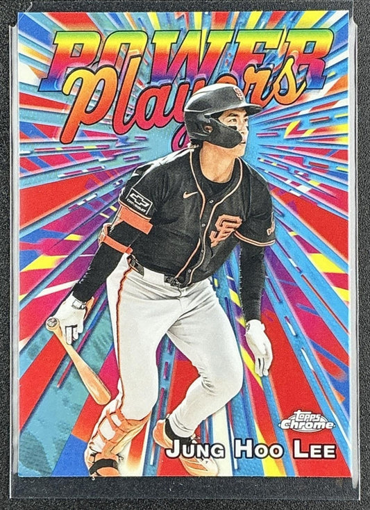 JUNG HOO LEE 2025 TOPPS CHROME UPDATE #PP-43 POWER PLAYERS GIANTS