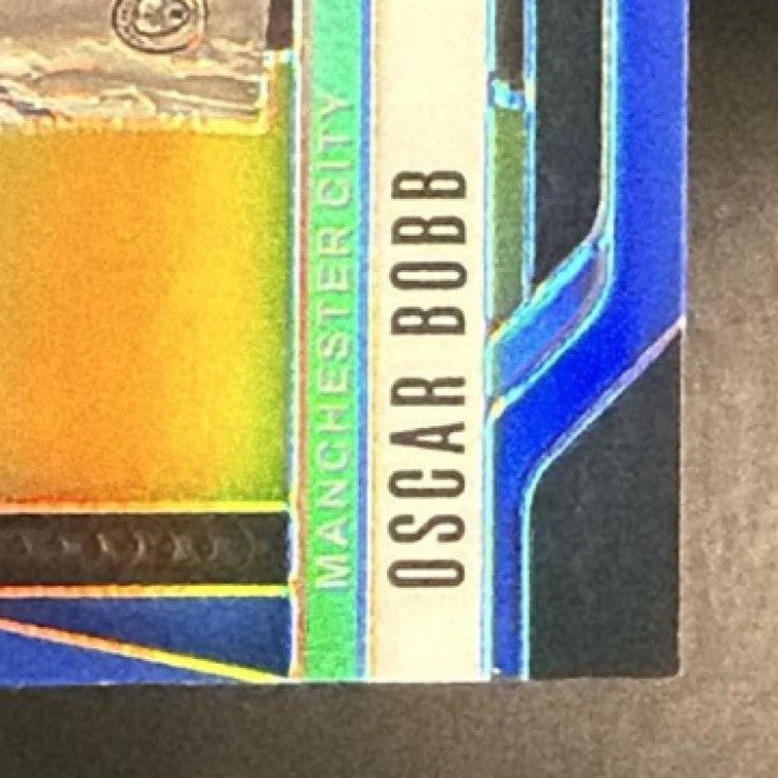 OSCAR BOBB 2024-25 PANINI PRIZM PREMIER LEAGUE #2 BLUE 4/299 MAN CITY