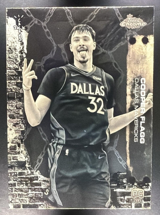 COOPER FLAGG 2025-26 TOPPS CHROME X CACTUS JACK #61 RC MAVERICKS