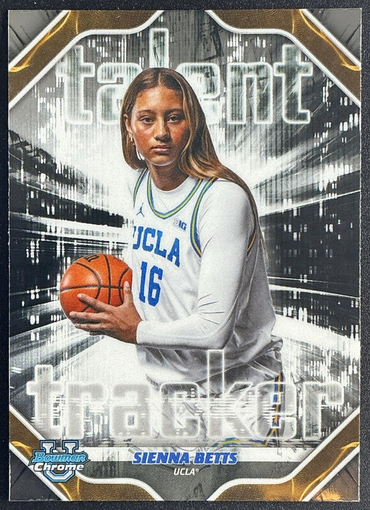 SIENNA BETTS 2025-26 BOWMAN #TT-6 TALENT TRACKER CHROME BRUINS