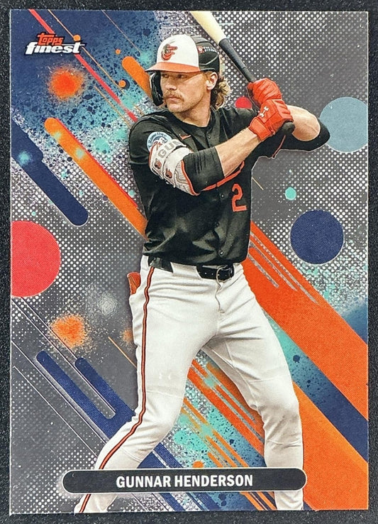 GUNNAR HENDERSON 2025 TOPPS FINEST #5 COMMON ORIOLES