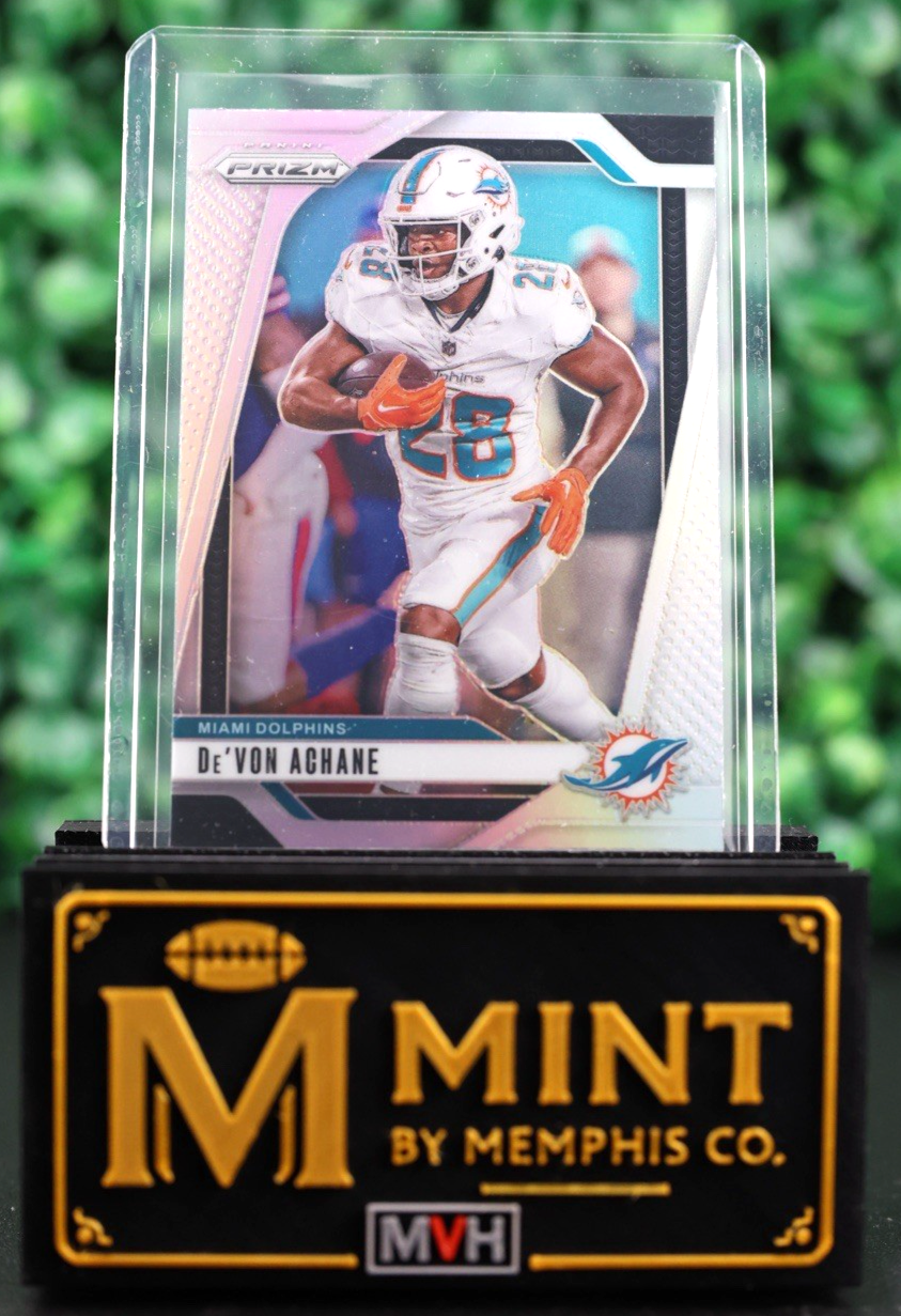 DEVON ACHANE 2024 PANINI PRIZM #176 SILVER PRIZM MIAMI DOLPHINS