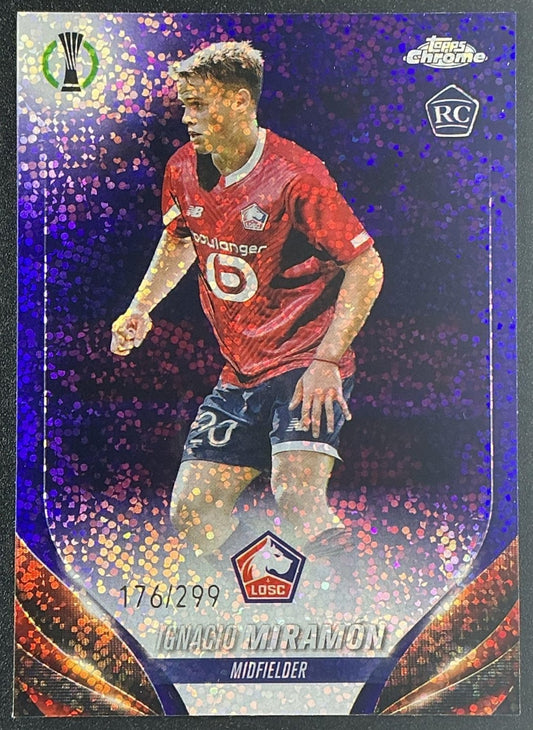 2023 Topps Chrome UEFA Club Competitions Ignacio Miramon #3 /299 RC