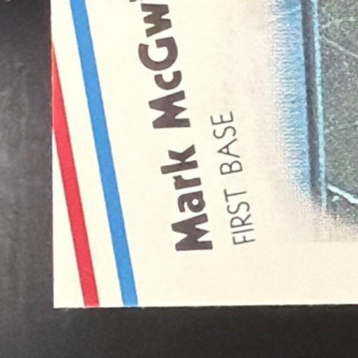 MARK MCGWIRE 1988 FLEER #286 ATHLETICS