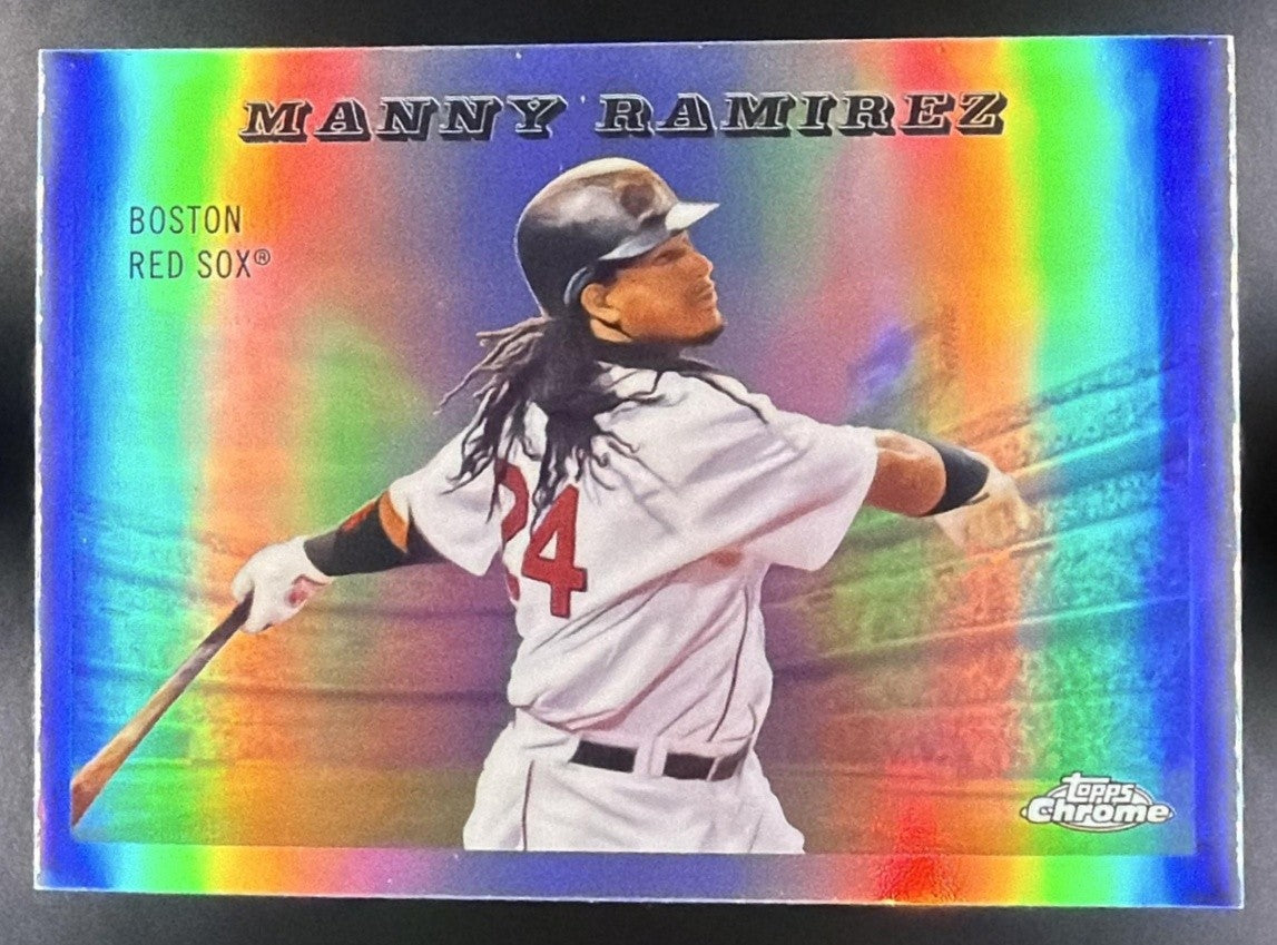 2025 Topps Chrome Platinum Anniversary Manny Ramirez #55RS-12 1955 Rails & Sails