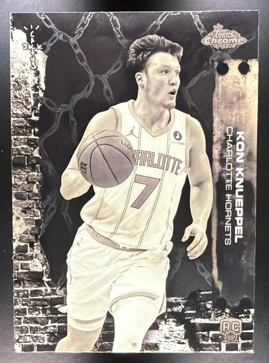 KON KNUEPPEL 2025-26 TOPPS CHROME X CACTUS JACK #64 RC HORNETS