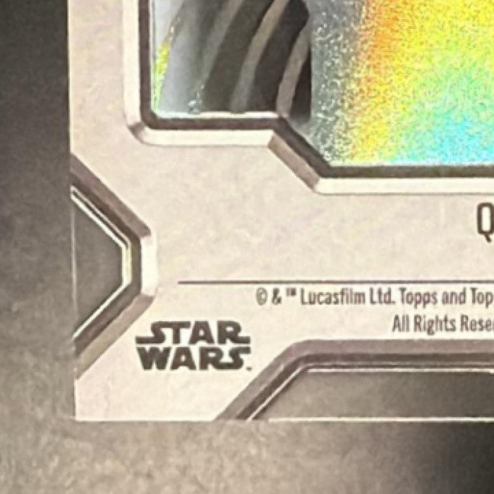 QUI-GON JINN 2023 TOPPS STAR WARS HIGH-TEK #49 PATTERN 3