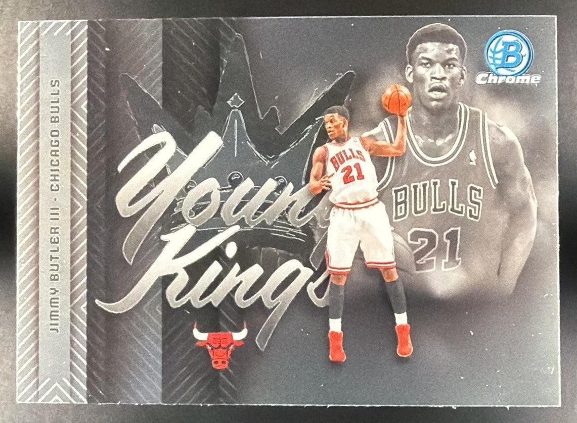 JIMMY BUTLER III 2025-26 BOWMAN #YK-11 CHROME YOUNG KINGS BULLS