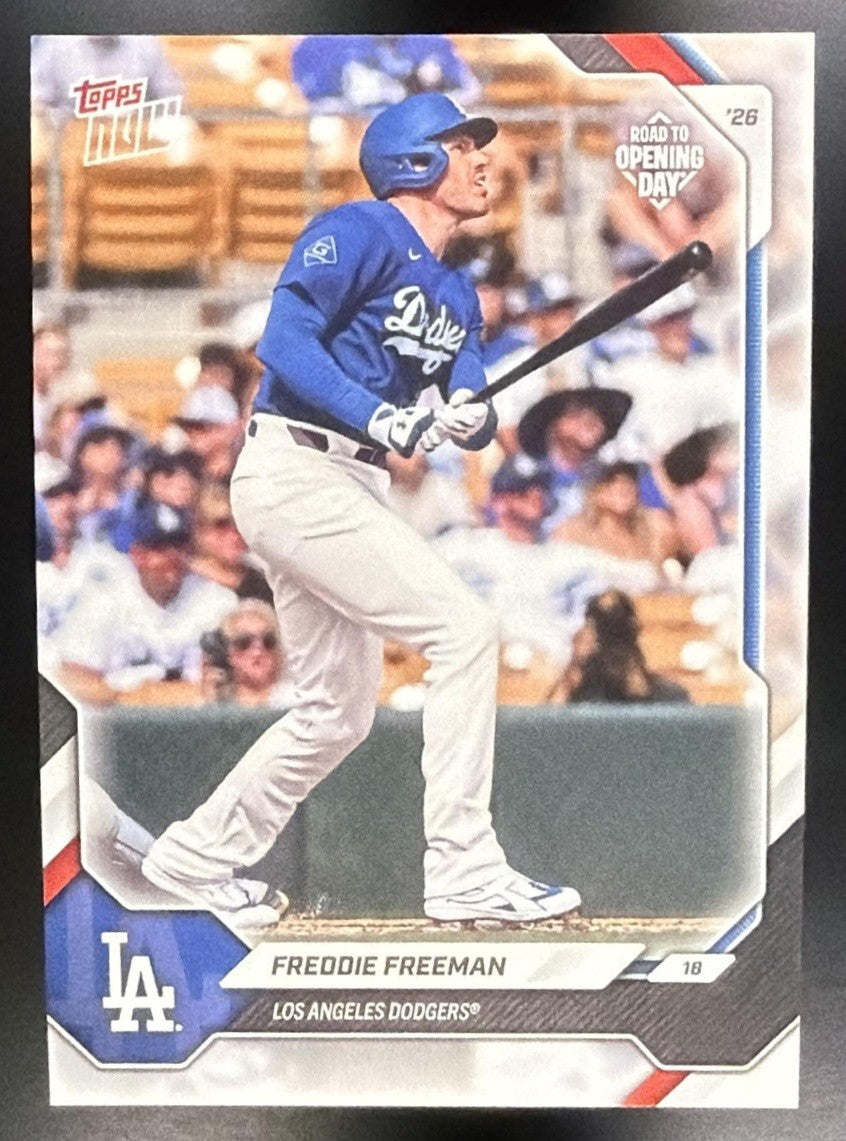 FREDDIE FREEMAN 2026 TOPPS NOW ROAD TO OPENING DAY #OD-273 DODGERS
