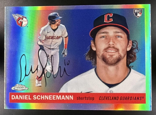 2025 Topps Chrome Platinum Anniversary Daniel Schneemann #341 Refractor RC