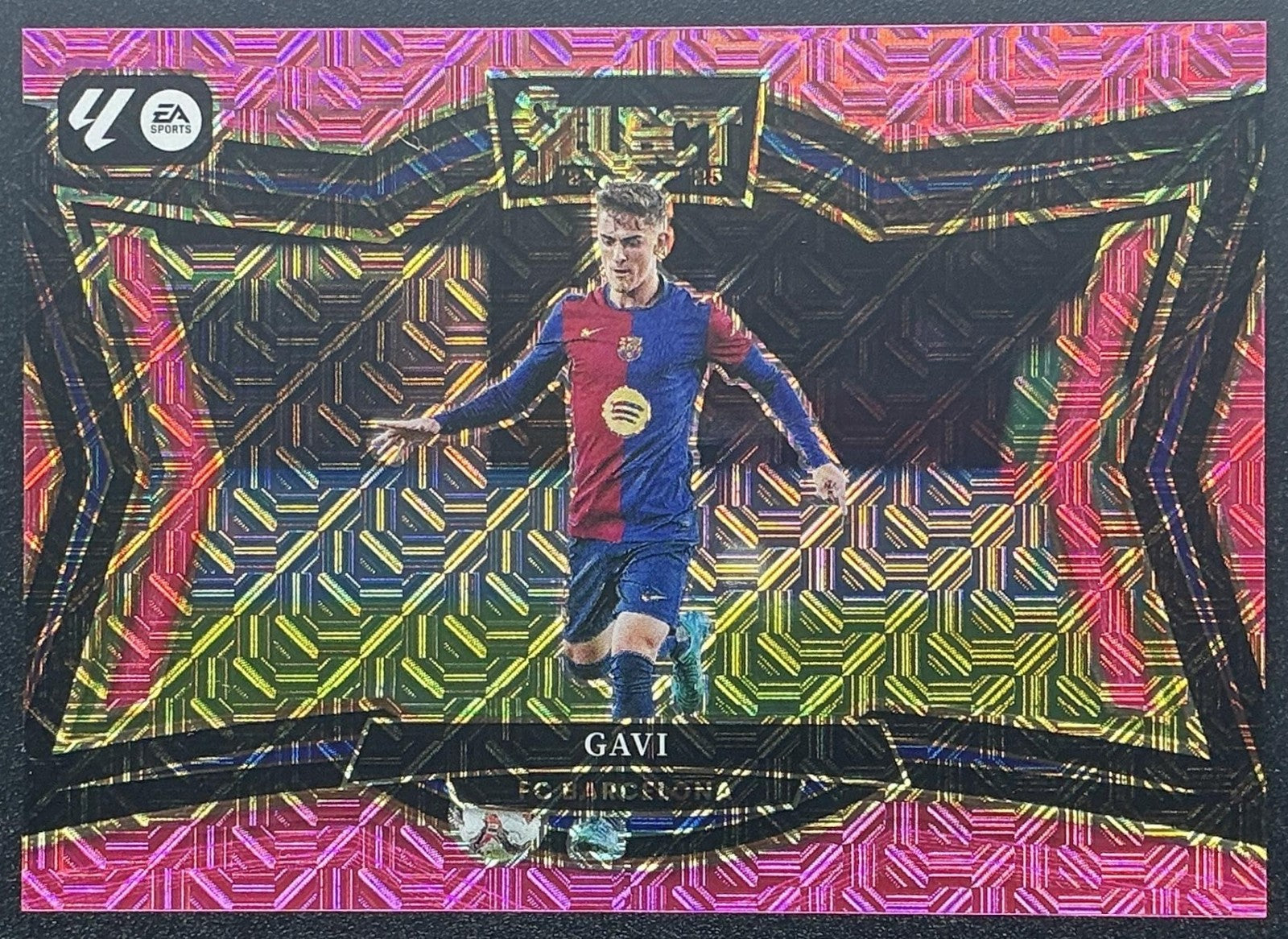 2024 Panini Select La Liga Gavi #215 Pink Mojo Prizm /179 Field Level