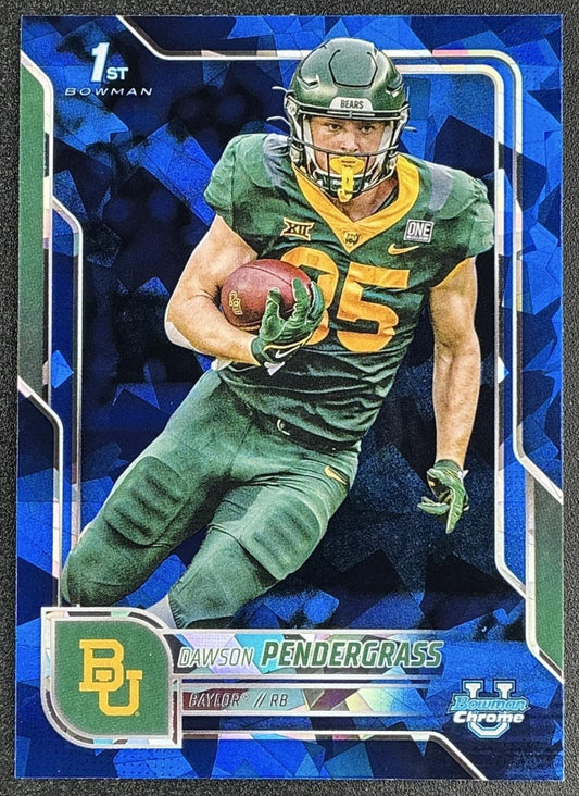 2025 Bowman Chrome University Sapphire Dawson Pendergrass #115 1st Prospect
