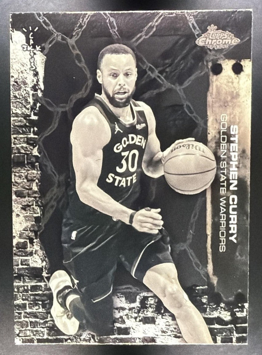 STEPHEN CURRY 2025-26 TOPPS CHROME X CACTUS JACK #42 WARRIORS