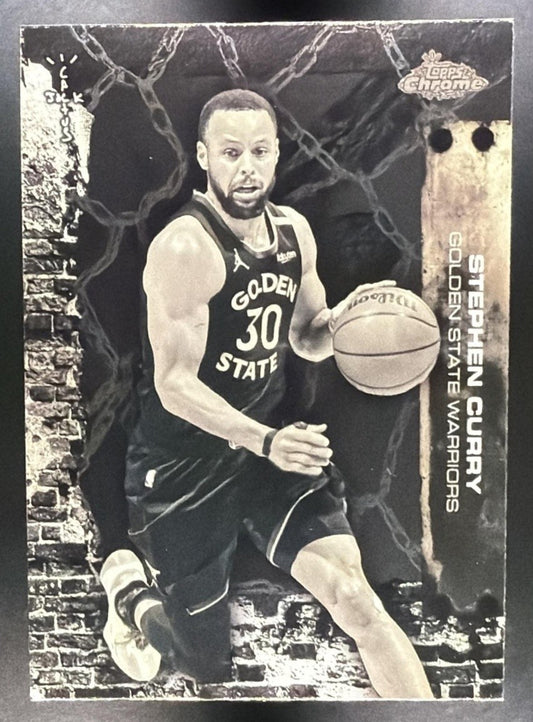 STEPHEN CURRY 2025-26 TOPPS CHROME X CACTUS JACK #42 WARRIORS