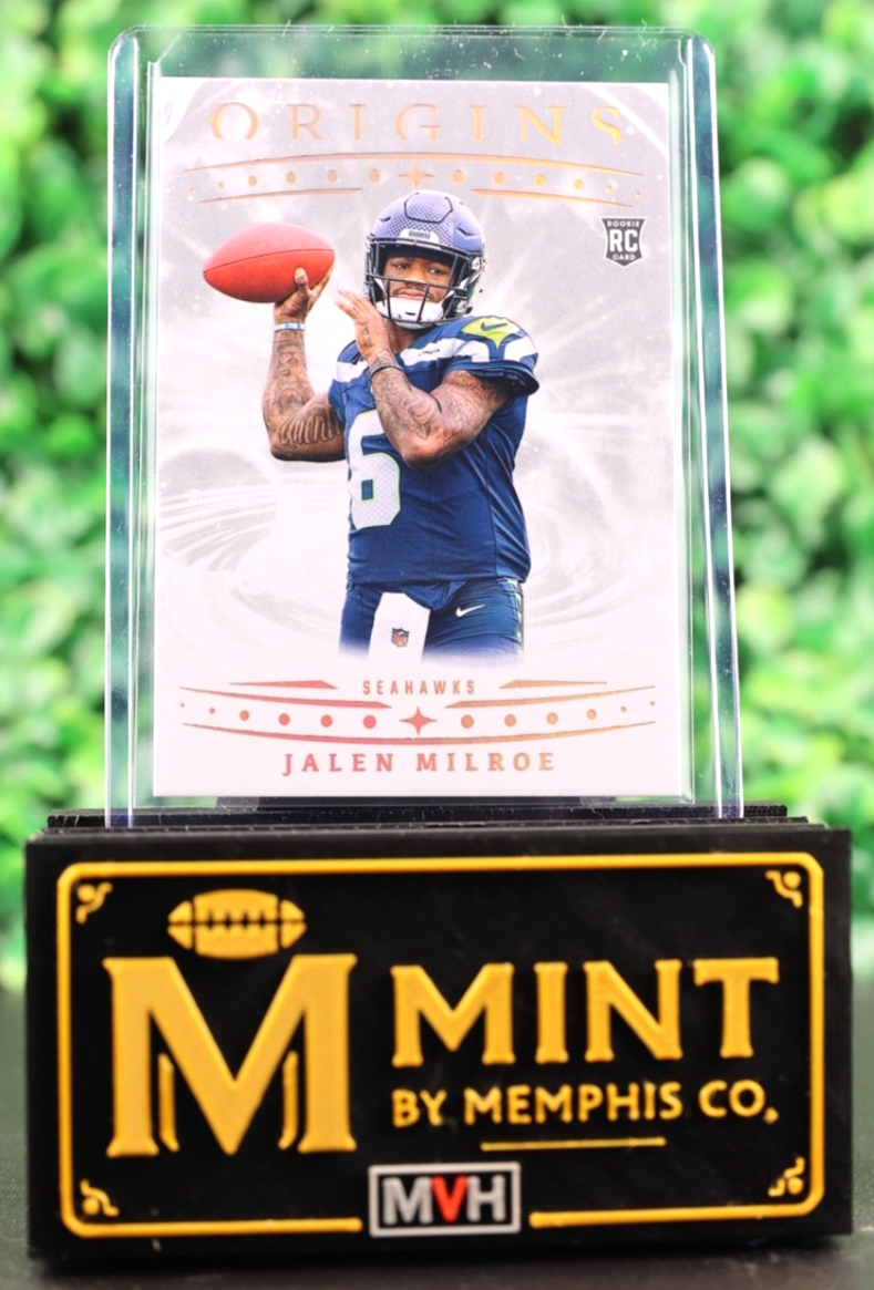 JALEN MILROE 2025 ORIGINS VARIATION RC WHITE SEAHAWKS #103