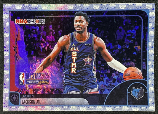 JAREN JACKSON JR. 2025-26 TOPPS HOOPS #284 RAINBOW FOIL ALL-STAR GRIZZLIES
