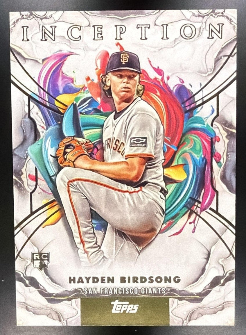 HAYDEN BIRDSONG 2025 TOPPS INCEPTION #90 RC GIANTS