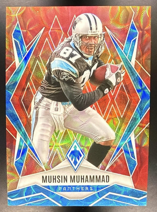 MUHSIN MUHAMMAD 2025 PANINI PHOENIX FACTORY SET #48 FIREBURST /350 PANTHERS