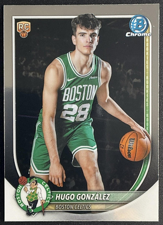 HUGO GONZA?LEZ 2025-26 BOWMAN #BCV-28 CHROME CELTICS