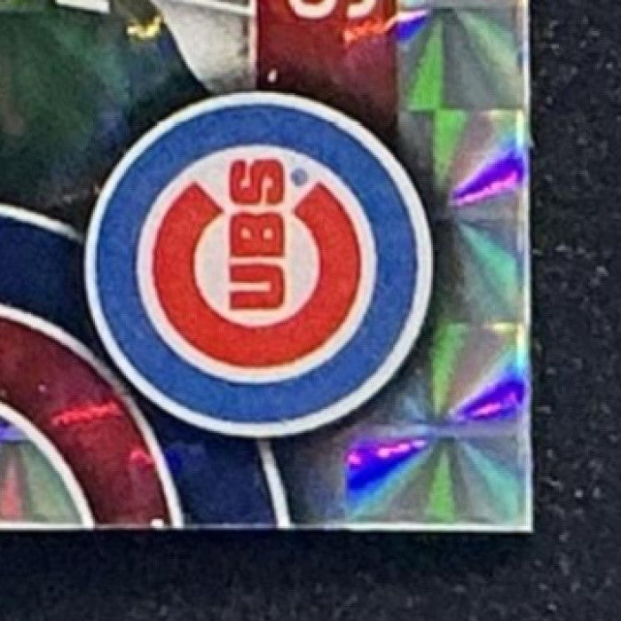 MATT SHAW 2025 TOPPS CHROME UPDATE #USC135 GEOMETRIC REFRACTOR RC CUBS