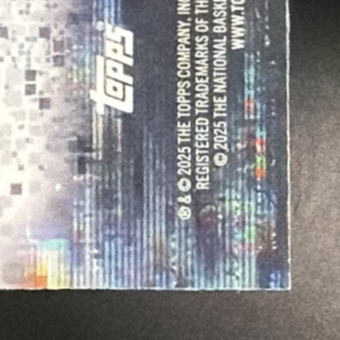 VJ EDGECOMBE 2025-26 BOWMAN #GL-3 CHROME GREATNESS LOADING RC 76ERS