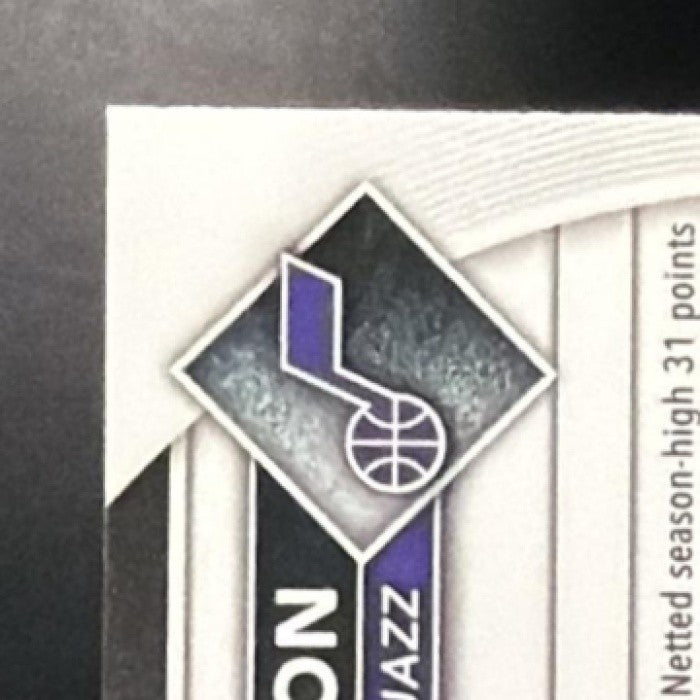 JORDAN CLARKSON 2025-26 BOWMAN #BCV-190 CHROME REPTILIAN REFRACTOR JAZZ