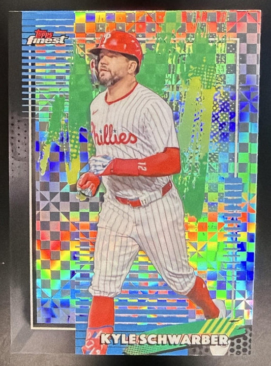 KYLE SCHWARBER 2026 TOPPS FINEST #91 X-FRACTOR PHILLIES