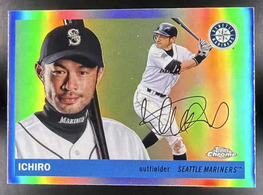 ICHIRO 2025 TOPPS CHROME PLATINUM ANNIVERSARY #204 REFRACTOR MARINERS