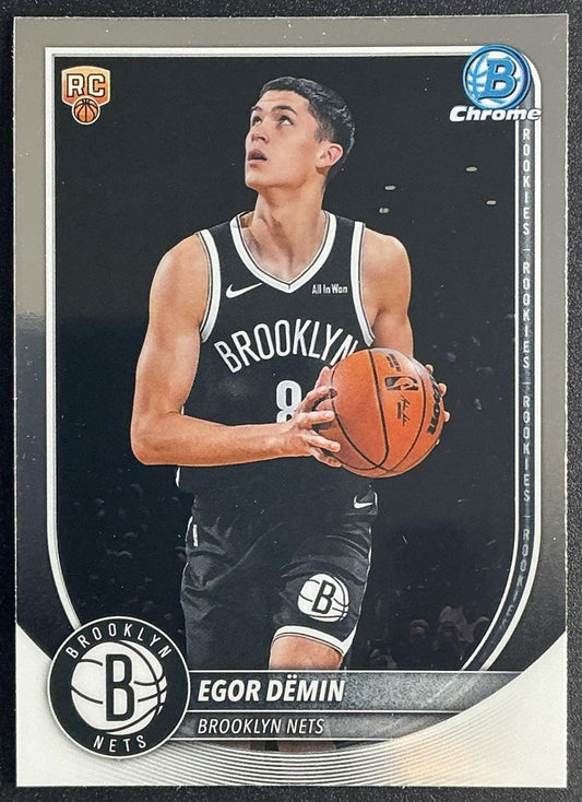 EGOR DEMIN 2025-26 BOWMAN #BCV-8 CHROME RC NETS