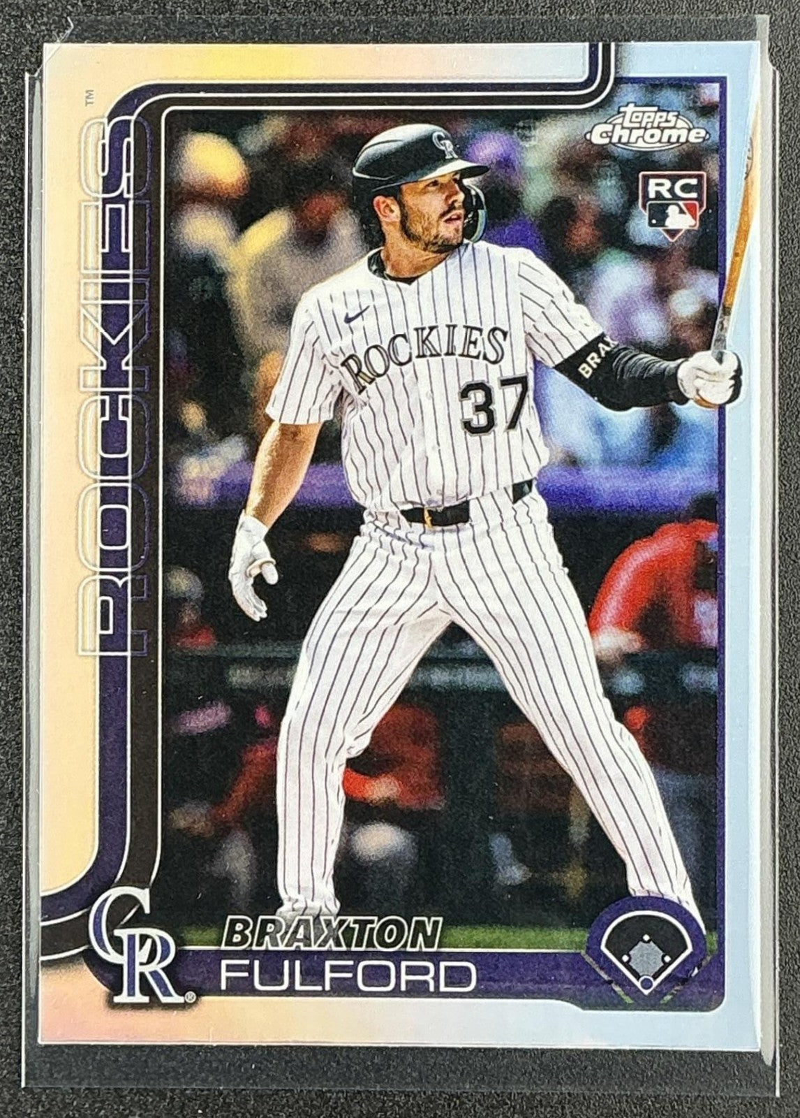 BRAXTON FULFORD 2025 TOPPS CHROME UPDATE #USC199 REFRACTOR RC ROCKIES