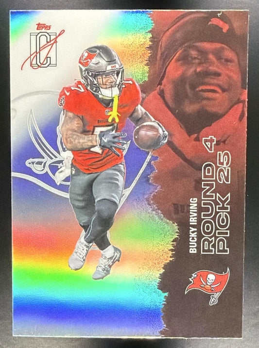 2025 Topps Signature Class Bucky Irving #52 Chrome Veteran Pandora Refractor