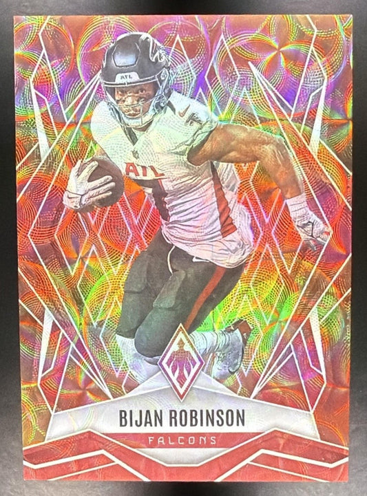 BIJAN ROBINSON 2025 PANINI PHOENIX FACTORY SET #112 FIREBURST /350 FALCONS