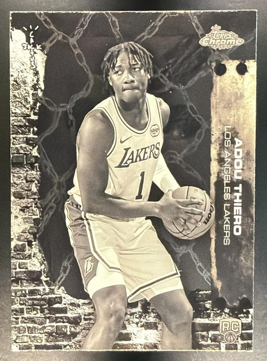 ADOU THIERO 2025-26 TOPPS CHROME X CACTUS JACK #96 RC LAKERS