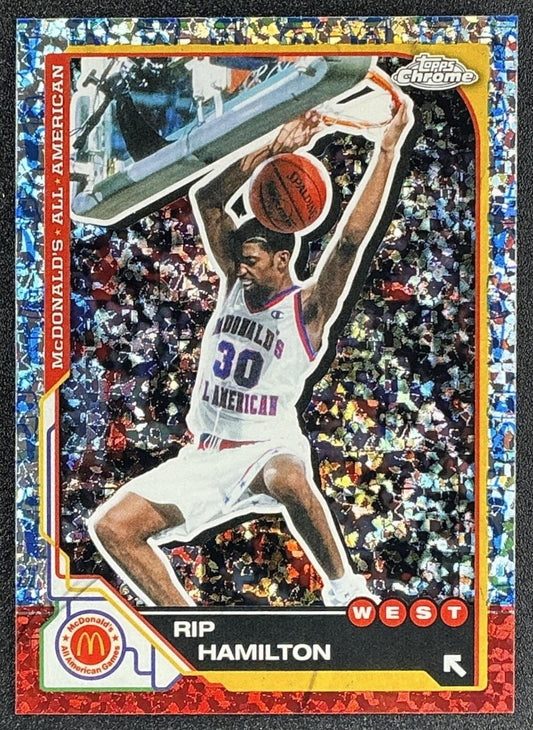 RIP HAMILTON 2025 TOPPS CHROME MCDONALD'S ALL-AMERICAN #81 MCFLURRY REFRACTOR