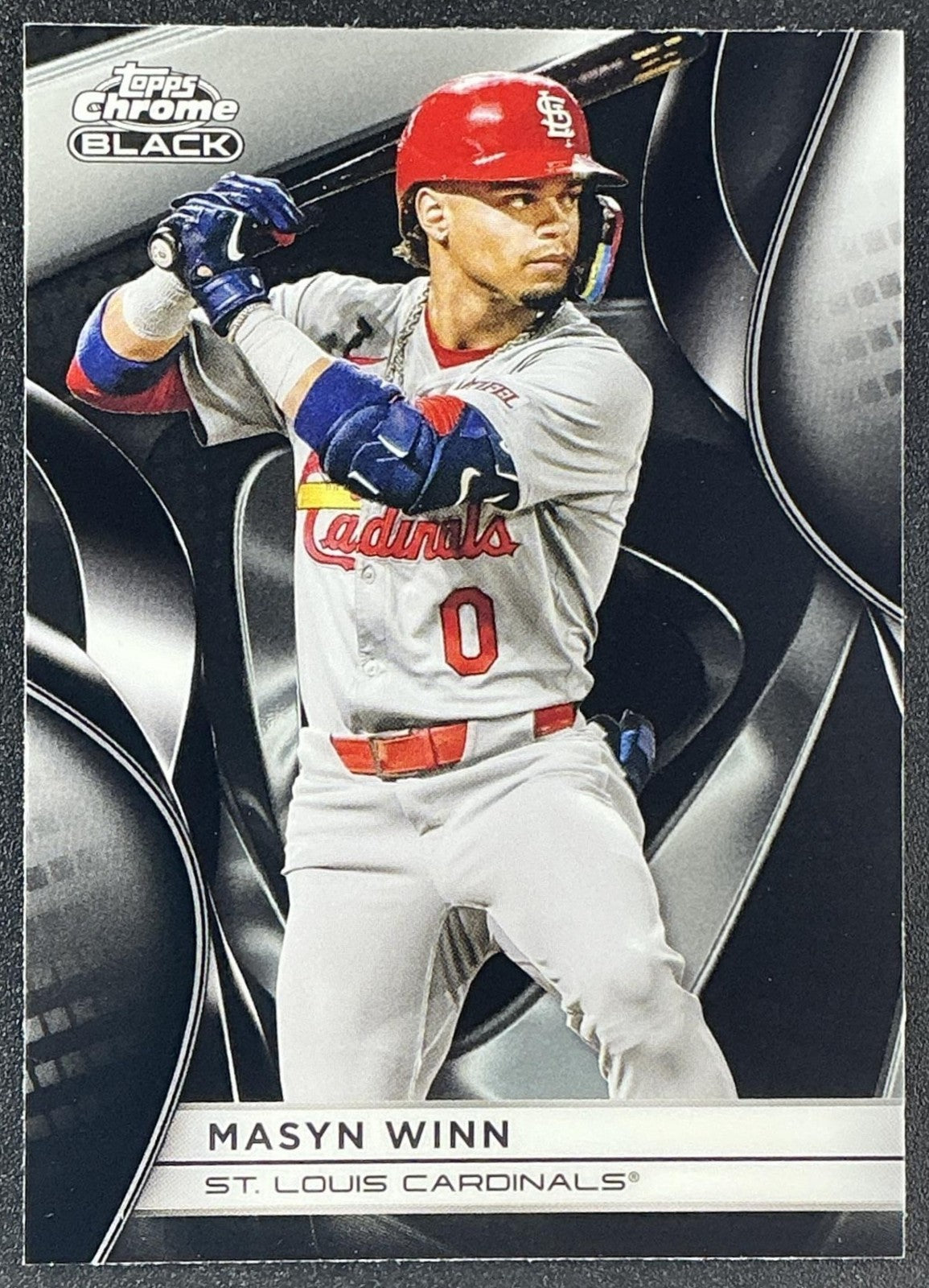 MASYN WINN 2025 TOPPS CHROME BLACK #115 CARDINALS