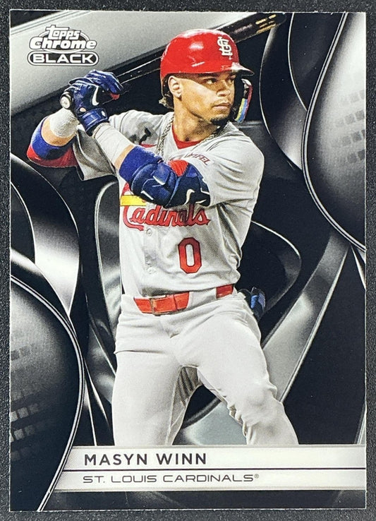 MASYN WINN 2025 TOPPS CHROME BLACK #115 CARDINALS