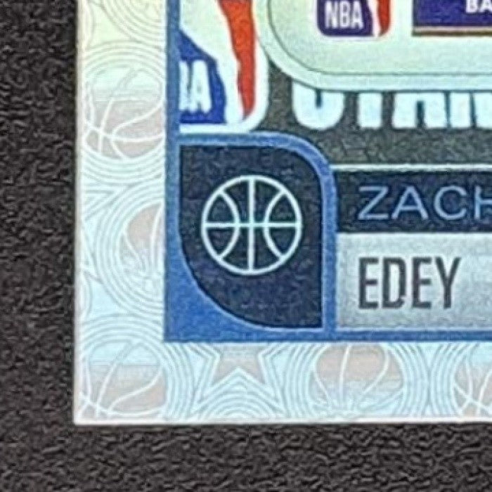 ZACH EDEY 2025-26 TOPPS HOOPS #296 RAINBOW FOIL ALL-STAR GRIZZLIES