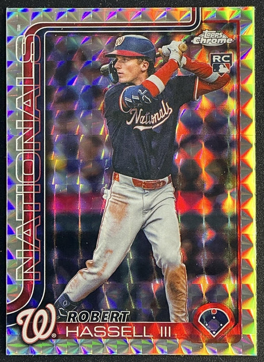 2025 Topps Chrome Update Robert Hassell III #USC154 Geometric Refractor RC