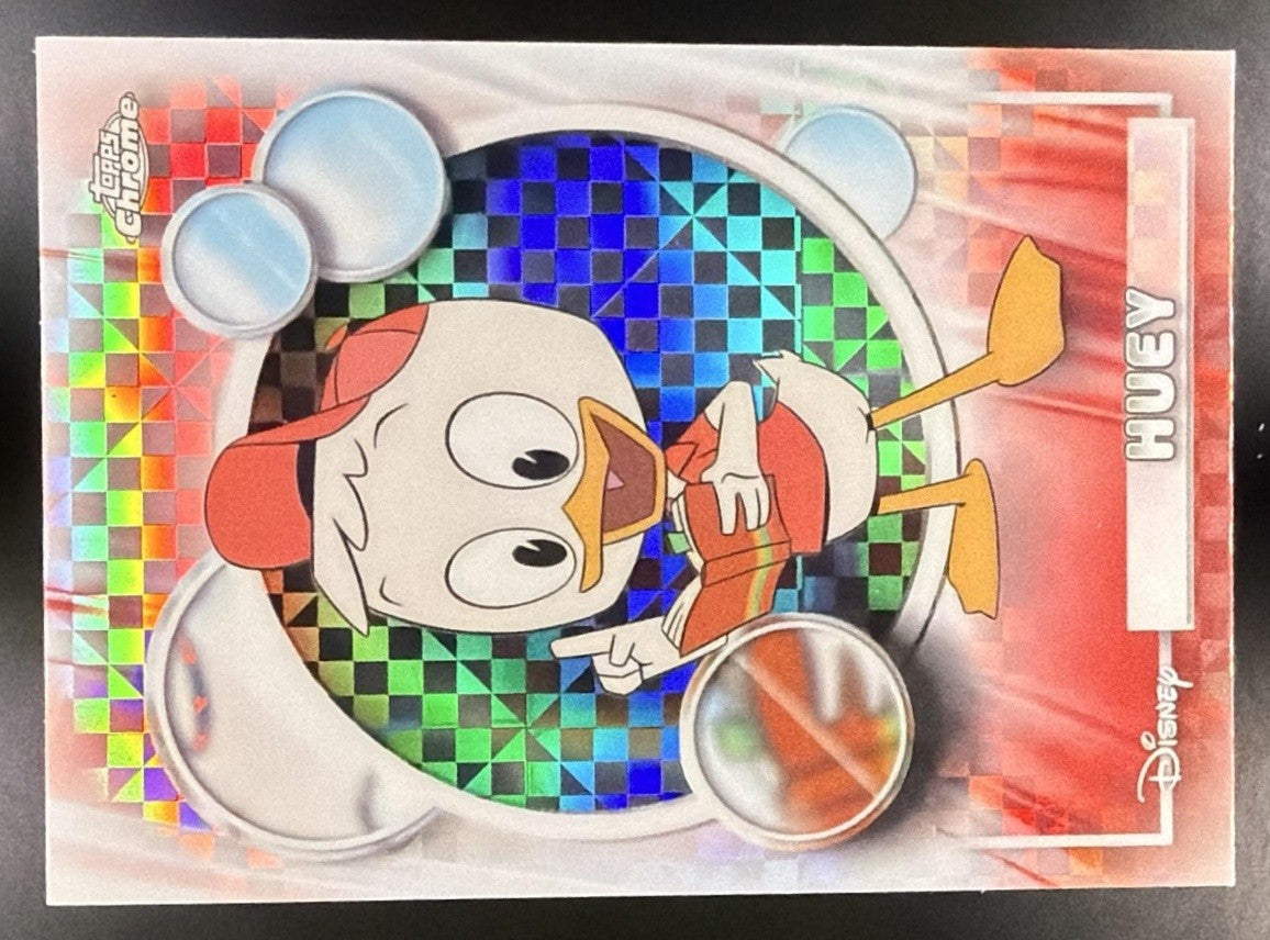HUEY 2026 TOPPS CHROME DISNEY #119 X-FRACTOR DUCKTALES