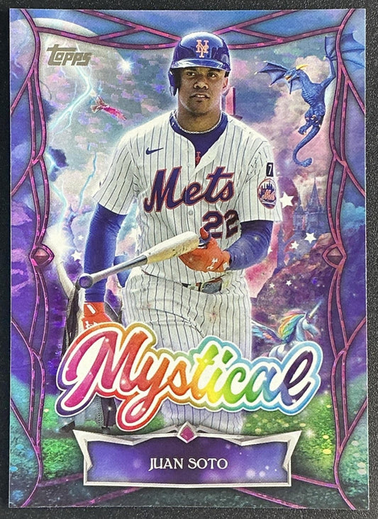 JUAN SOTO 2025 TOPPS UPDATE #MYS-14 MYSTICAL METS